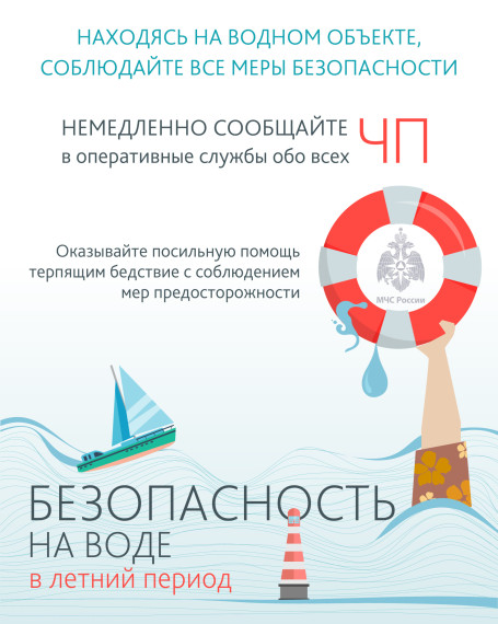 МЧС России рекомендует соблюдать правила безопасного поведения на водоѐмах.